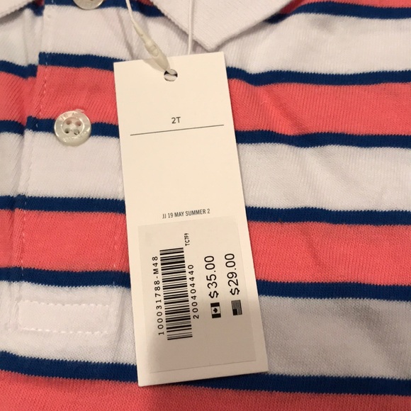 Janie and Jack Boys toddler collared polo shirt. - Picture 3 of 4